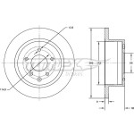 TOMEX Brakes Bremsscheibe